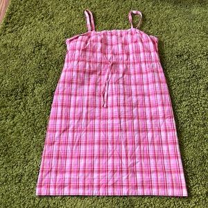 picnic design pink dress